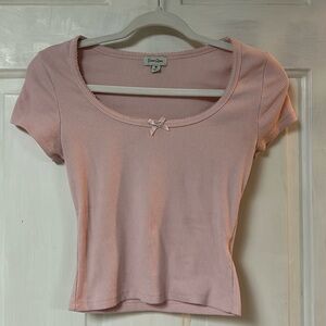 Faded Rose Juniors Shirt w / Bow